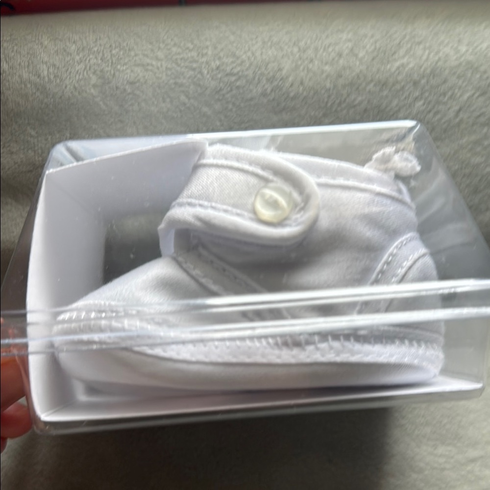 Edgehill Collection Christening Shoes - White-NWT